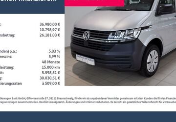 VW T6 Transporter 62.500 km 32.580 &euro; Rietberg 33397